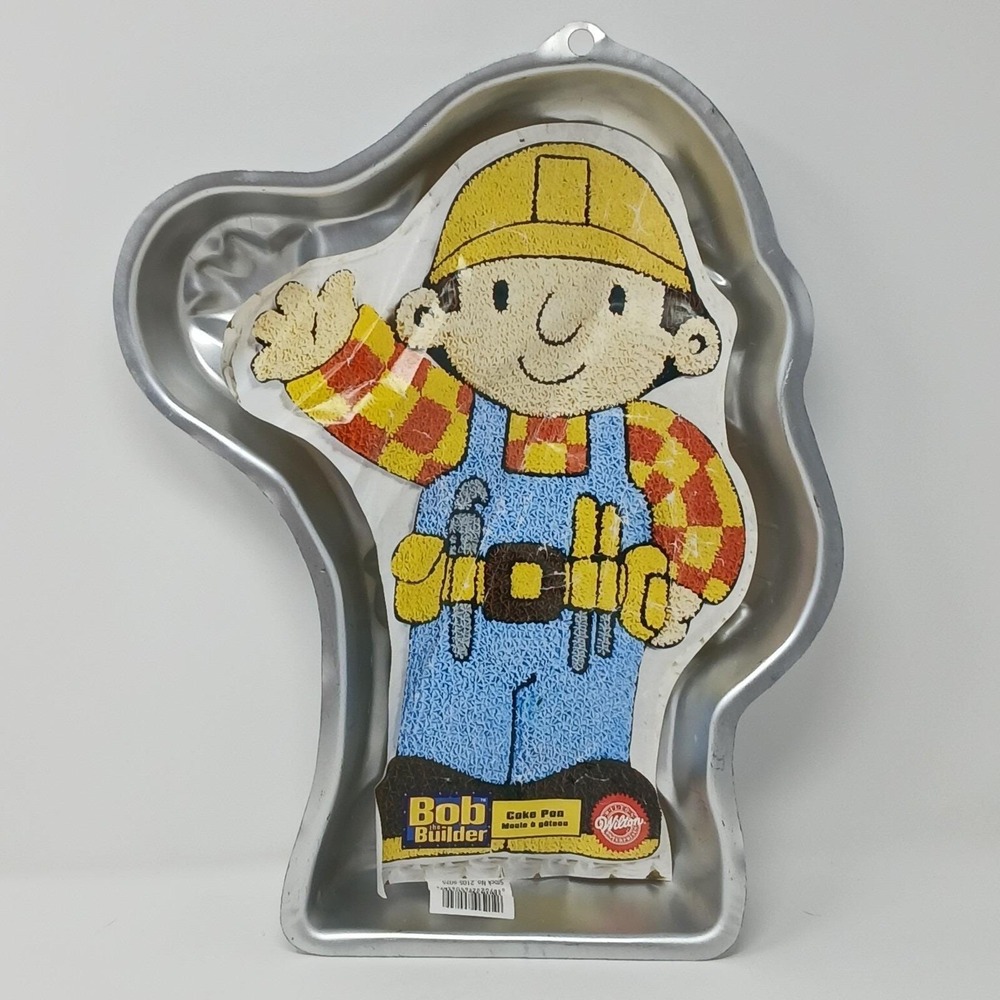 Vintage Bob The Builder Wilton Baking Mold Cake Pan Birthday # 2105-5025